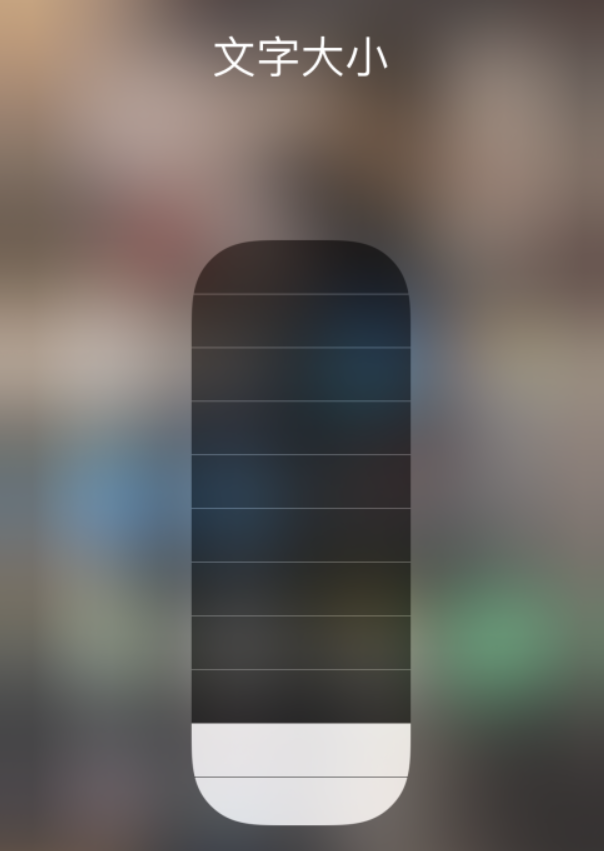 龙口苹果手机维修分享小技巧：在 iPhone 控制中心快速调节字体大小 